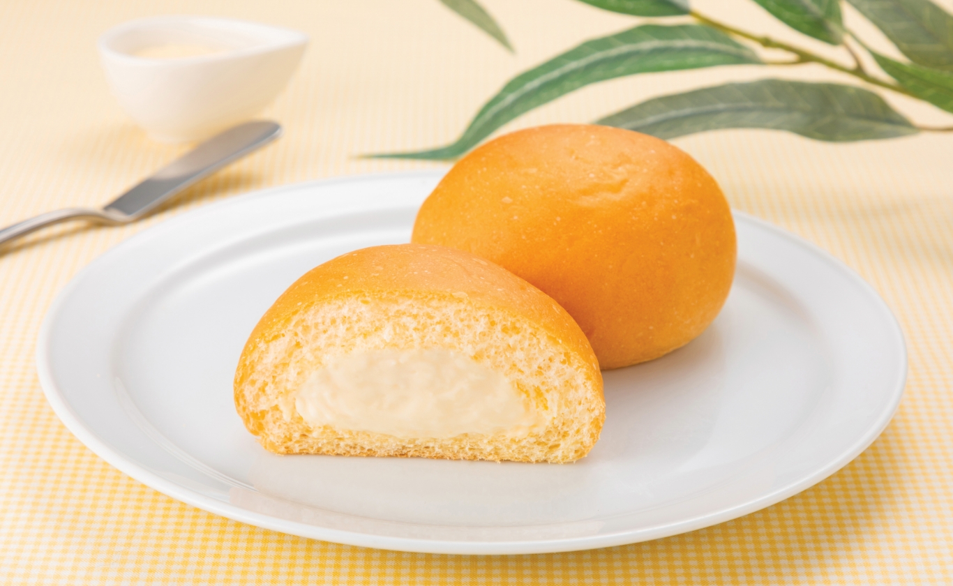 冷やして食べる金のクリームパン ほこっぺ image